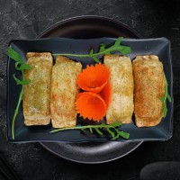 Dimsum Hàn Quốc Chiên Giòn 4ks - Smažení Korejské Dumplings s Krevetami, 4ks